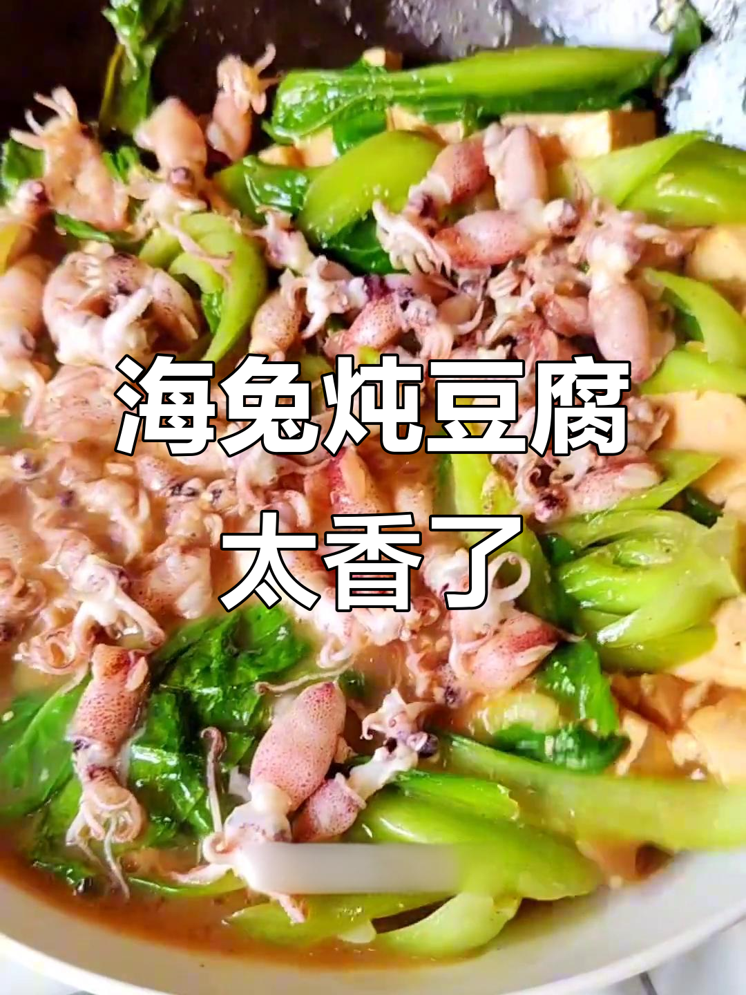 小海兔炖豆腐,香气扑鼻让人停不下来