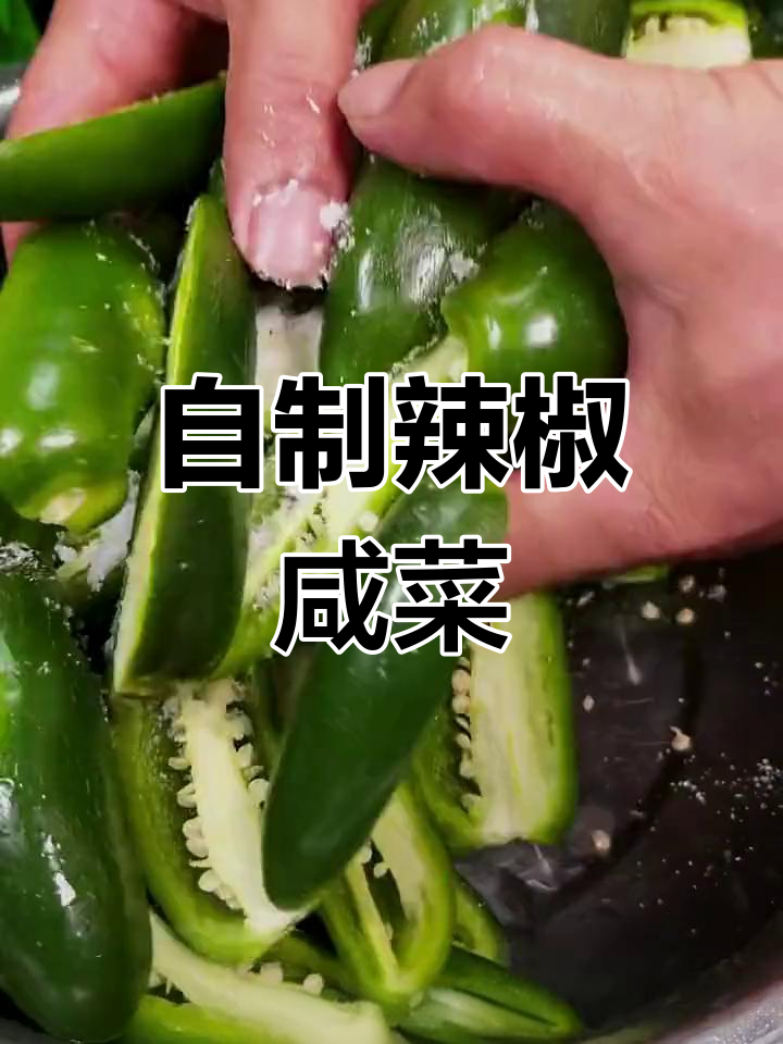 教你做家常辣椒咸菜,米饭配上一口超下饭