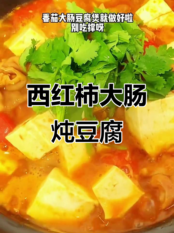 番茄大肠豆腐煲,味道超赞!快手教你做这道美味