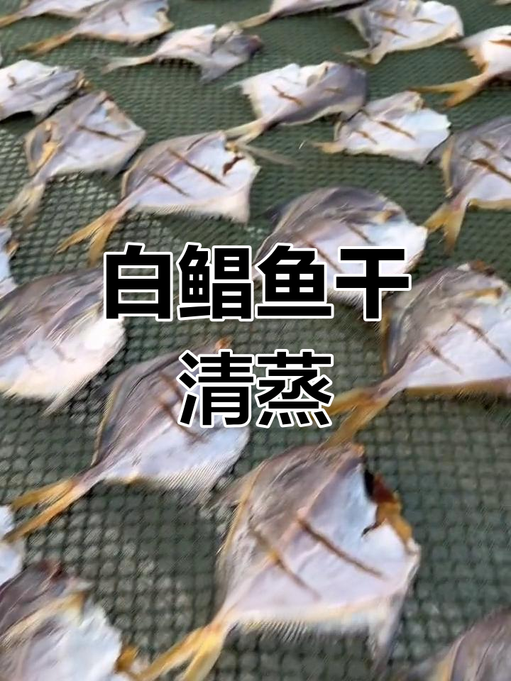 轻松蒸煮白鲳鱼干,咸香美味又无刺