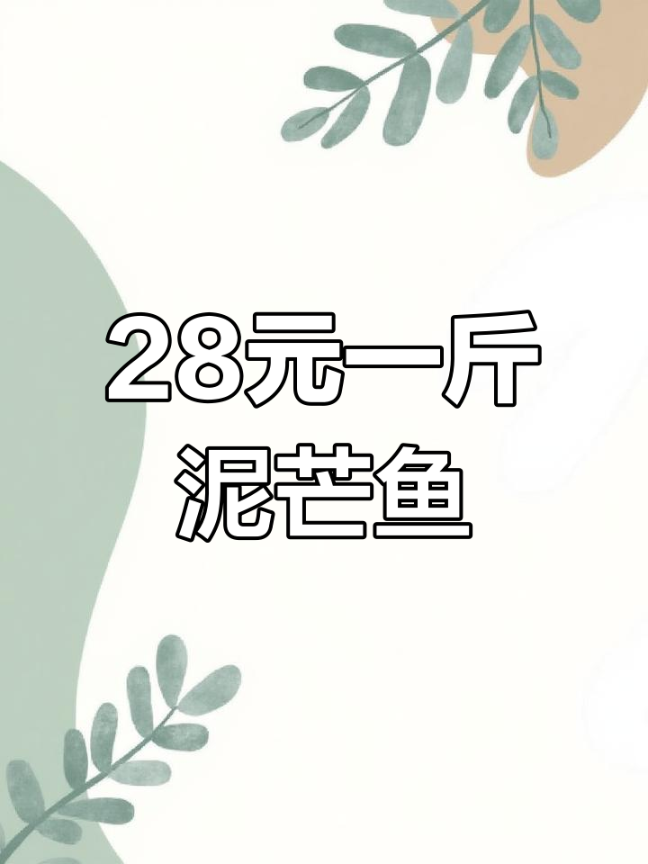疫情期间在家做饭,28元一斤泥芒鱼仔美味来袭