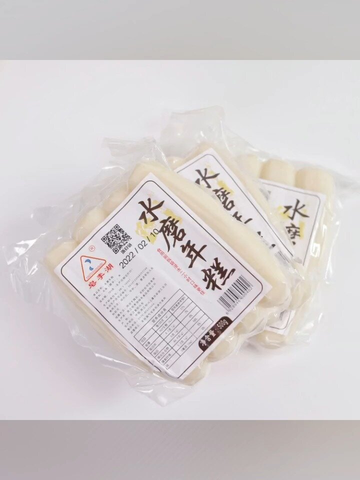 去年卖爆上虞梁湖手工水磨年糕又来啦我们这款年糕煮而不糊水藏不