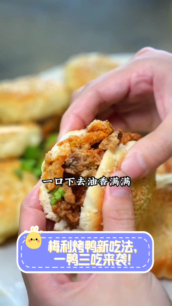 梅利烤鸭新吃法，一鸭三吃来袭！