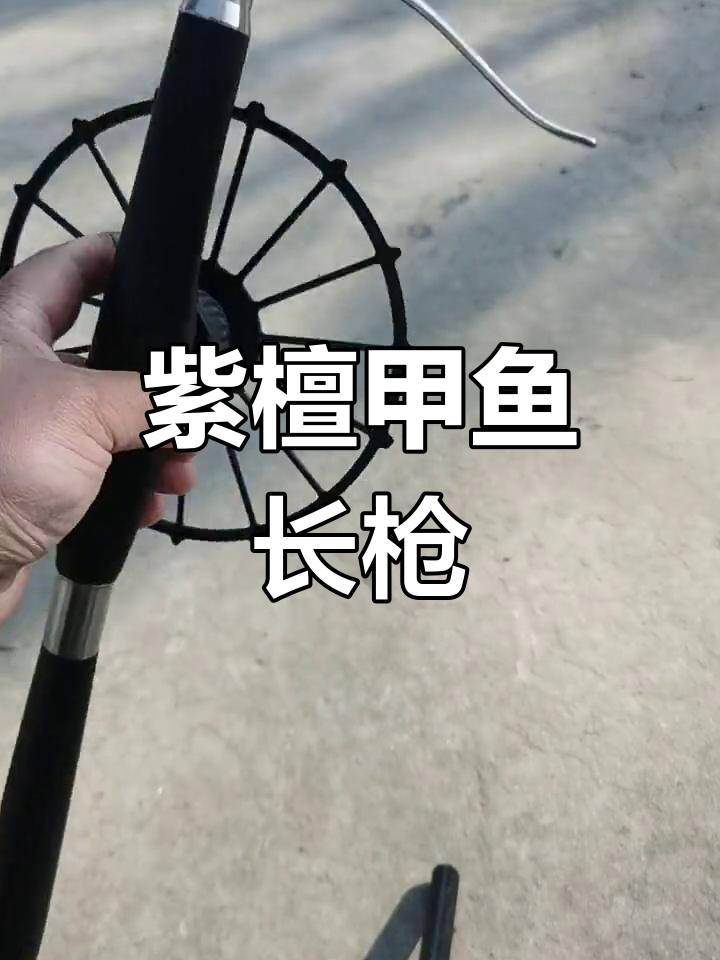 紫檀甲鱼杆,硬朗又美观,打鳖必备!