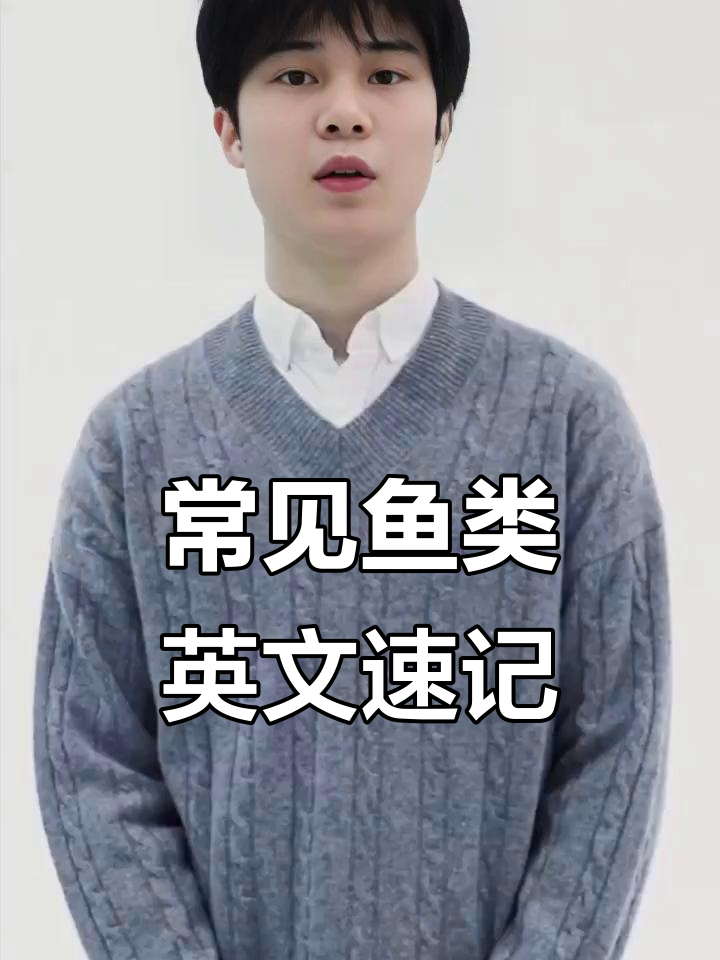 各种鱼类英文单词大集合,零基础也能轻松记住!