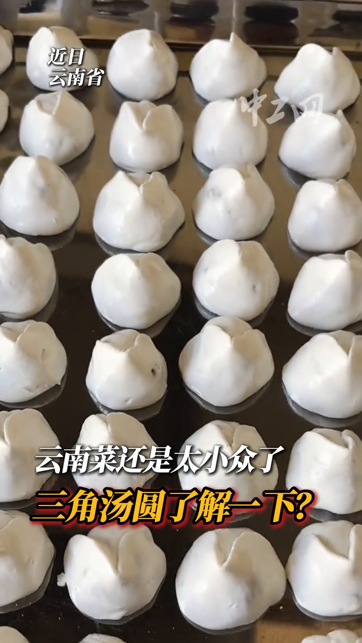 云南菜还是太小众了,三角汤圆了解一下?