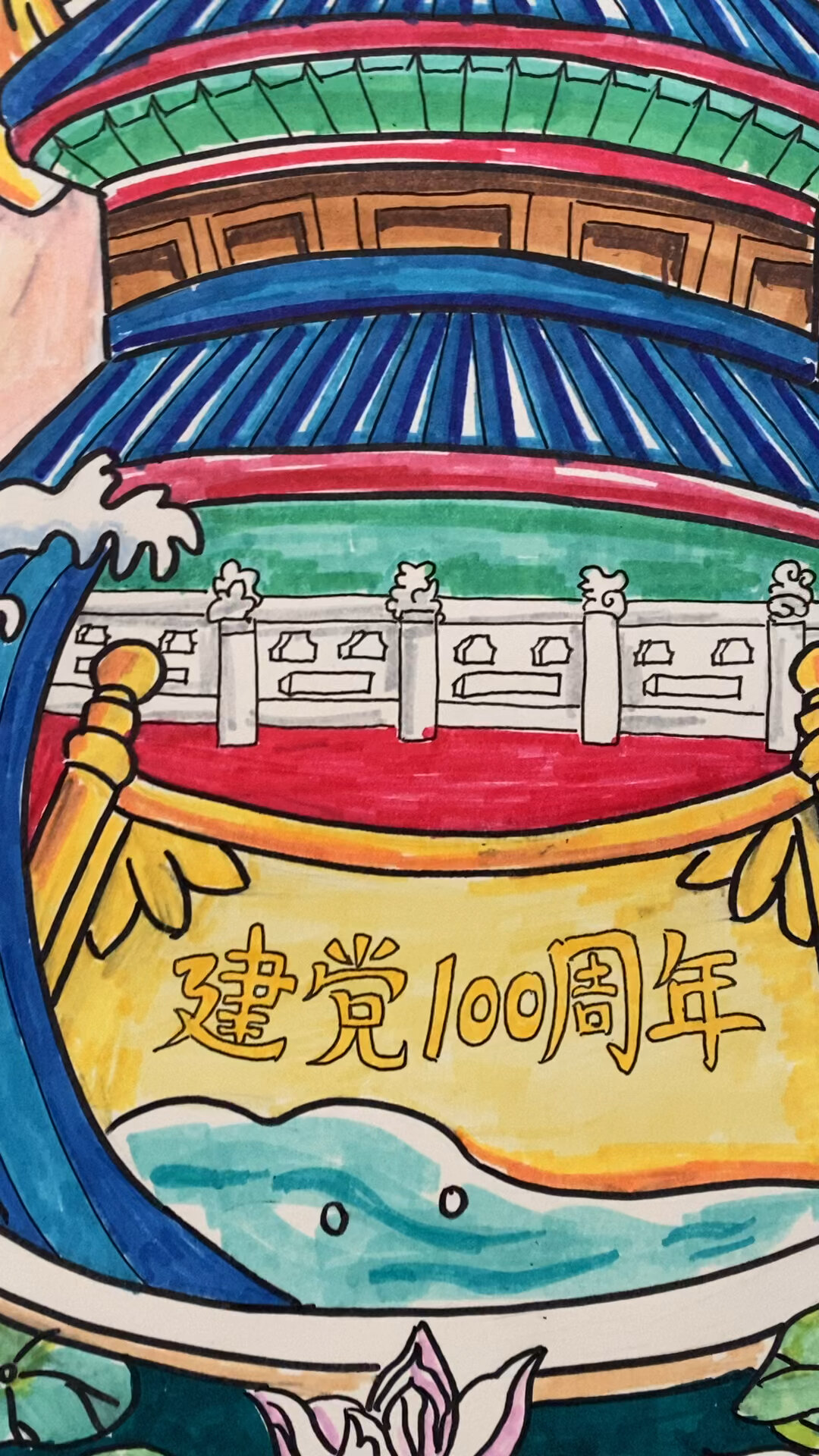 爱国主题画/手抄报