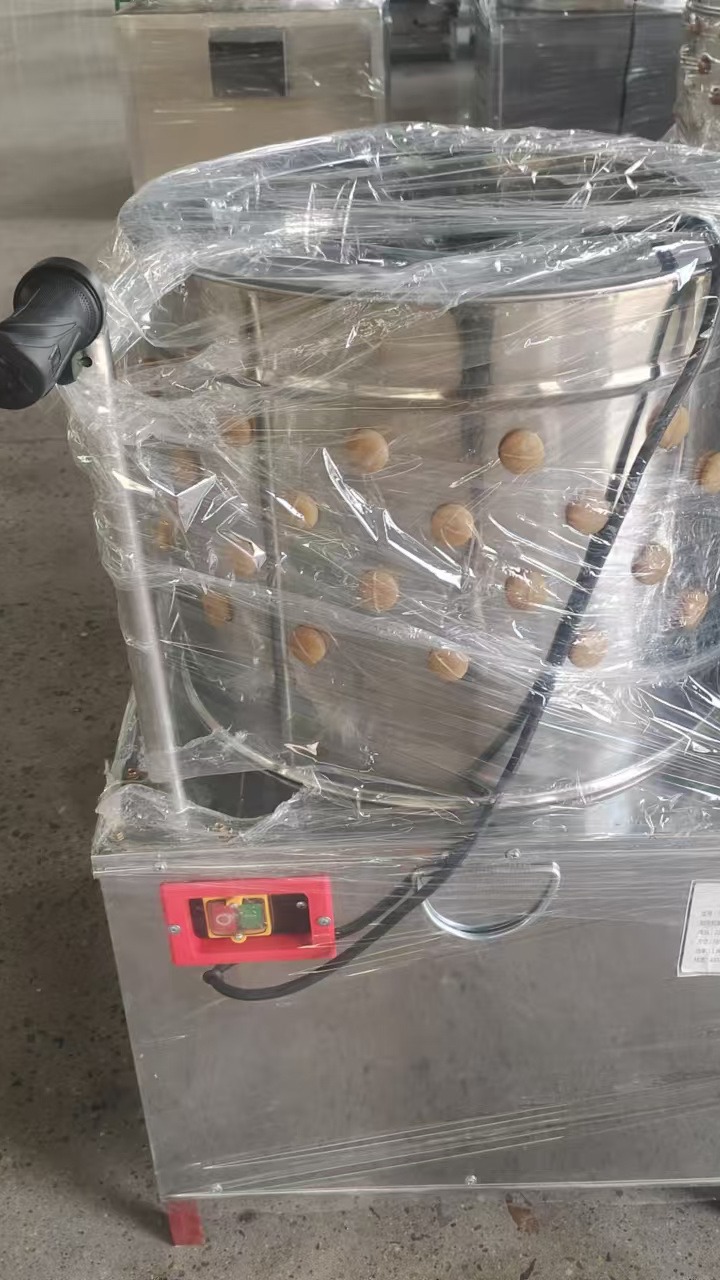 小型鸡鸭脱毛机 电瓶打鹅毛机器 兔子脱毛机 雏鸡打毛机器视频