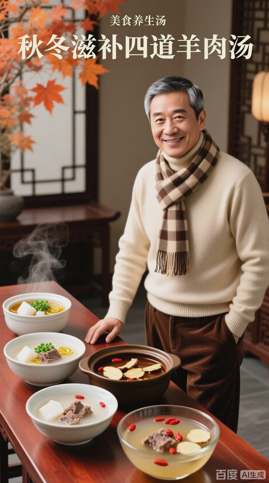 秋冬暖身,4种羊肉滋补汤品