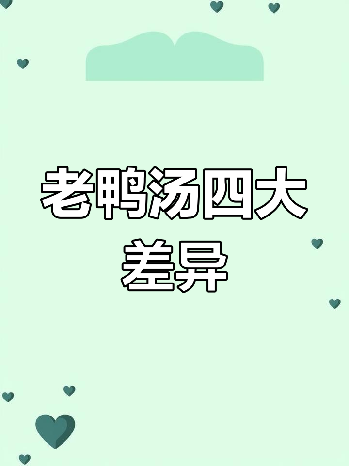 毛哥老鸭汤,四款区别大揭秘!