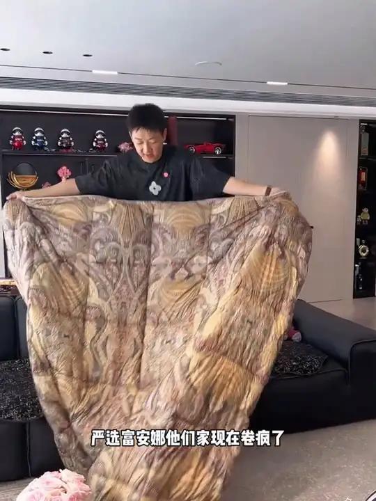 收到之后拍打一下蓬松一晚就超级蓬了 鹅绒被 被子冬被 被子秋冬款 d