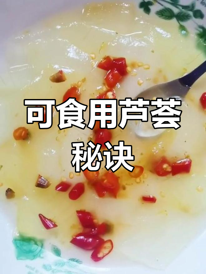 芦荟不仅美容,还能吃!凉拌做法超简单,但需谨慎选择品种