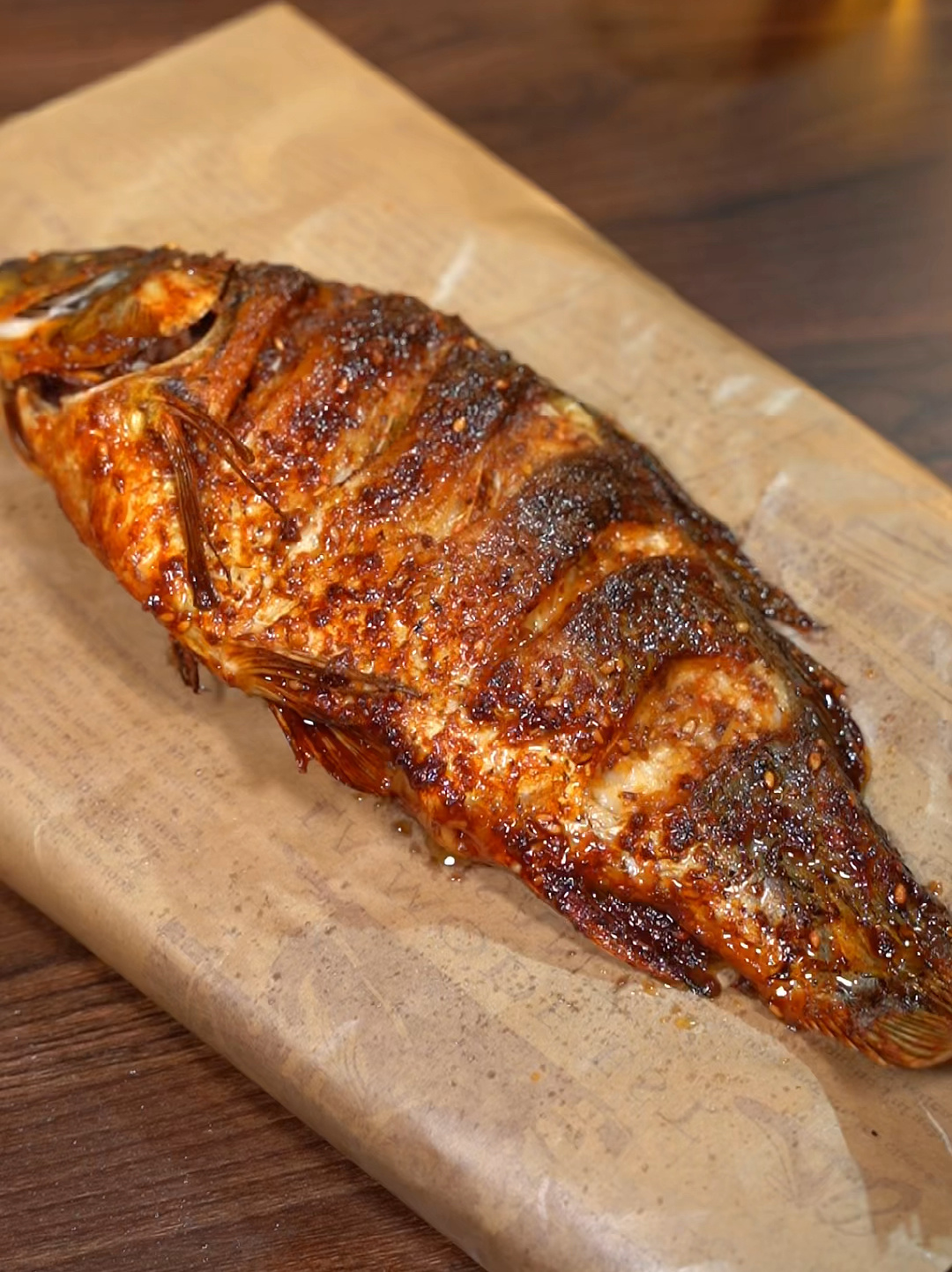 空气炸锅做烤鱼原来这么简单,外焦里嫩,好吃