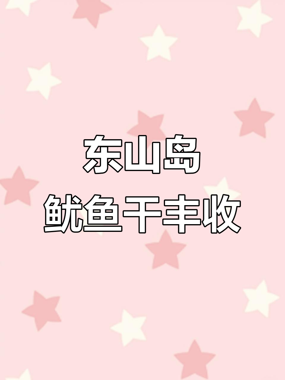 福建东山岛鱿鱼干大丰收，新鲜美味无添加