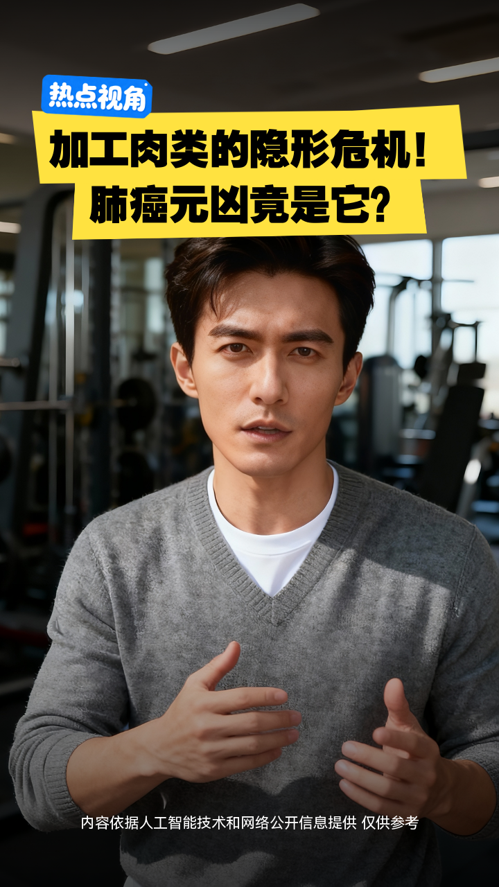 加工肉类的隐形危机！肺癌元凶竟是它？