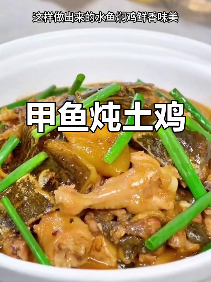 水鱼焖鸡,鲜香四溢的广东特色美味