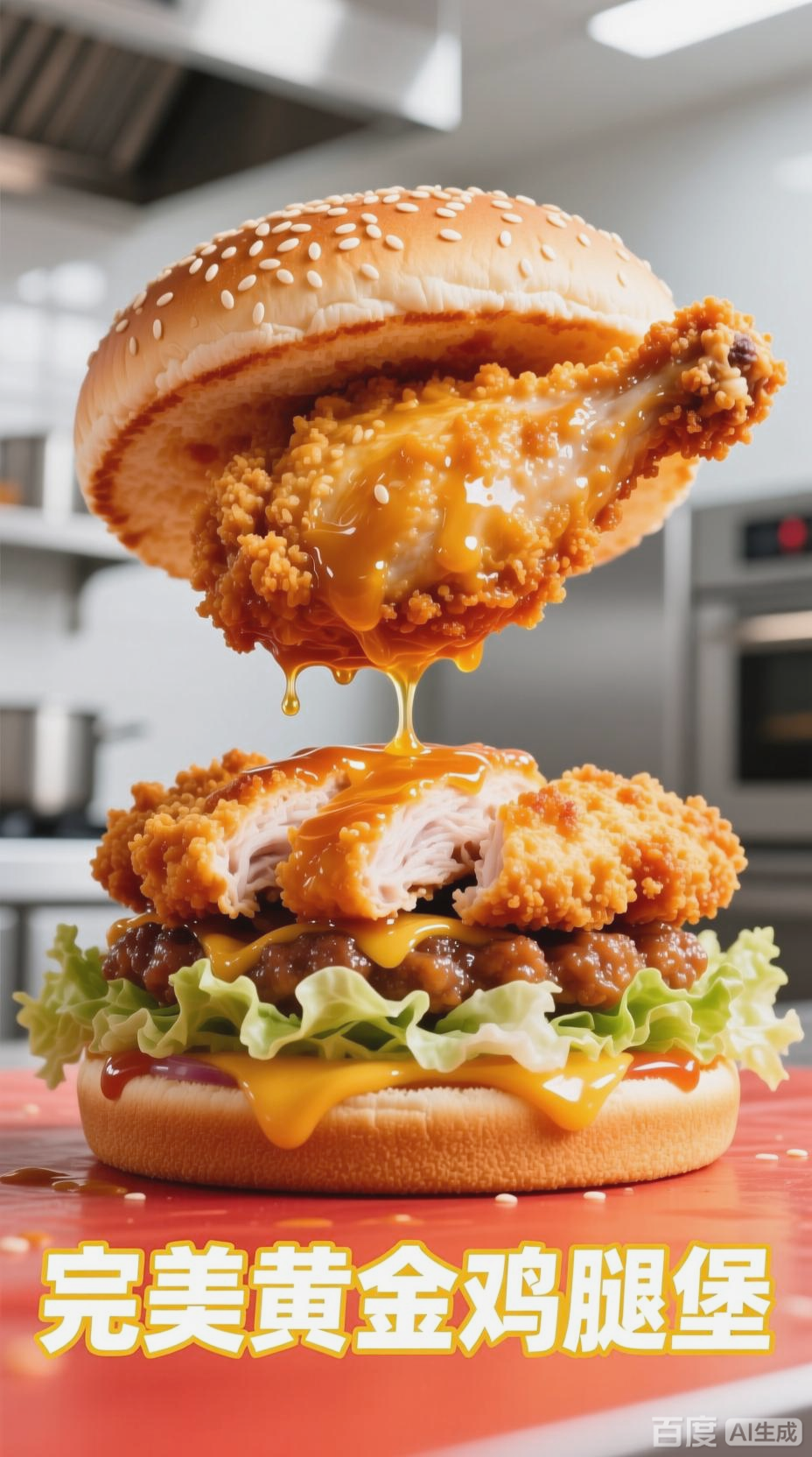 脆脆鸡腿堡,美味诞生记