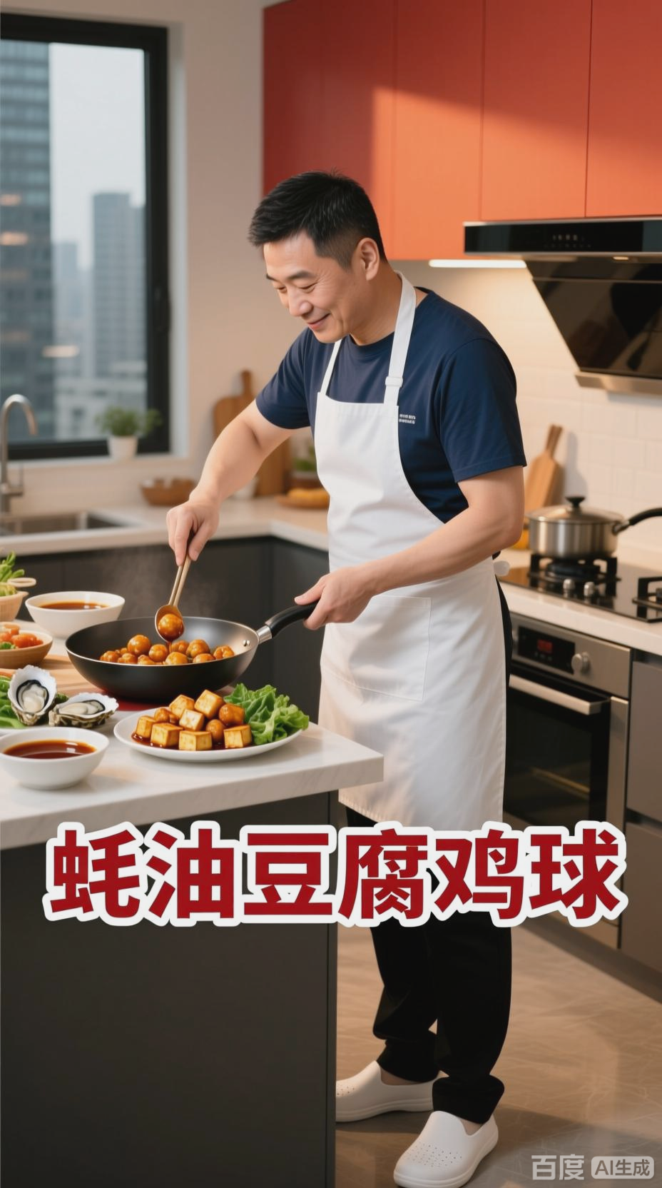 蚝油豆腐鸡球，家常下饭新选择