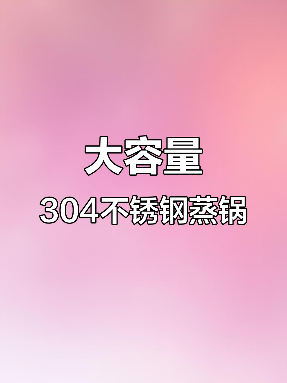 304不锈钢蒸锅,大容量设计满足各种烹饪需求