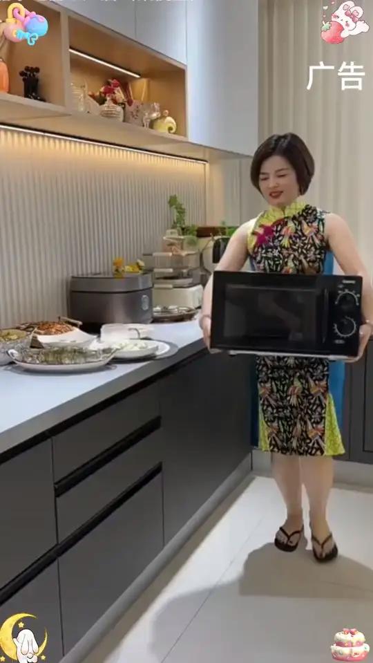 格兰仕官方正品20升热卖机械式旋钮解冻加热平板式家用微波炉