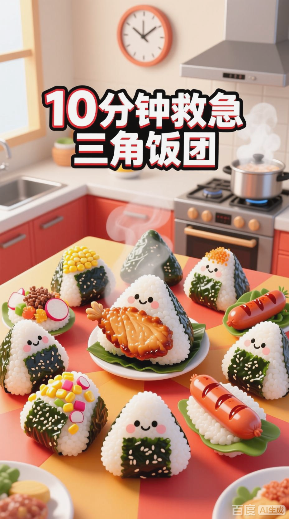 10款三角饭团,10分钟救急美味
