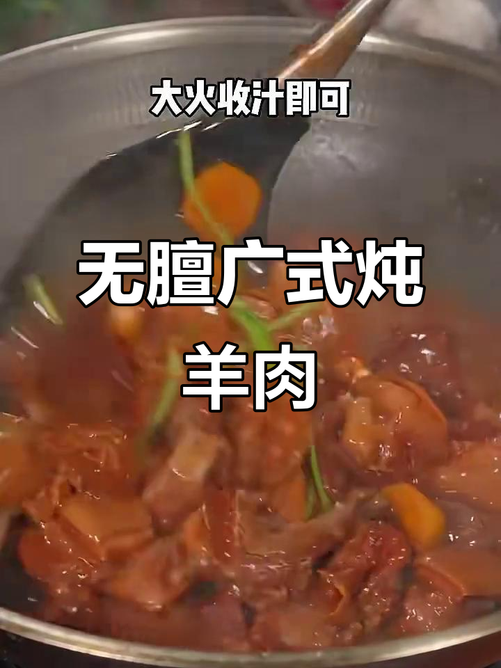 广东焖羊肉,去膻又入味,北方朋友尝后大赞