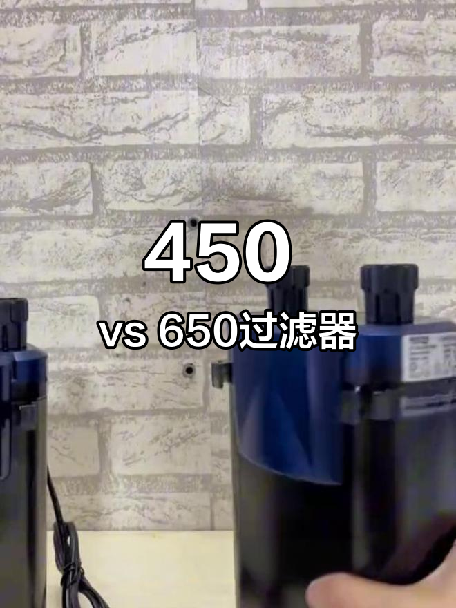 安彩450与650过滤器的对比分析