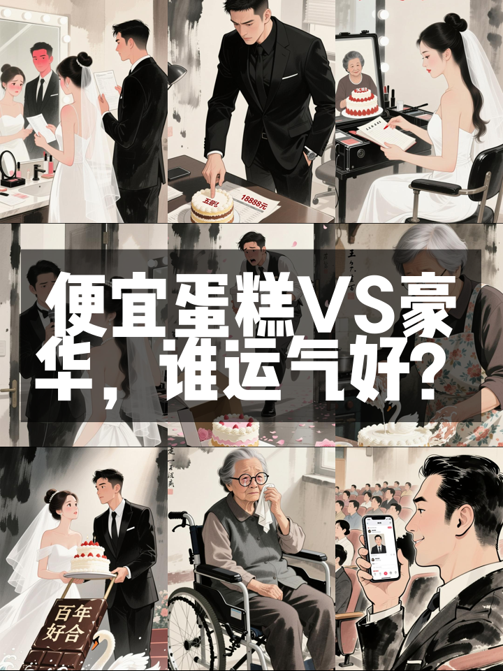 婚礼蛋糕之争:便宜VS豪华,谁更幸运?