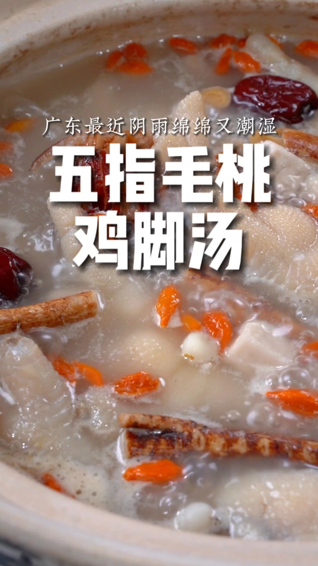 五指毛桃鸡脚汤