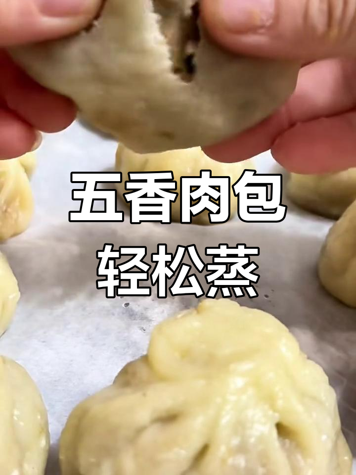 松软肉包子,蒸箱一做就成功