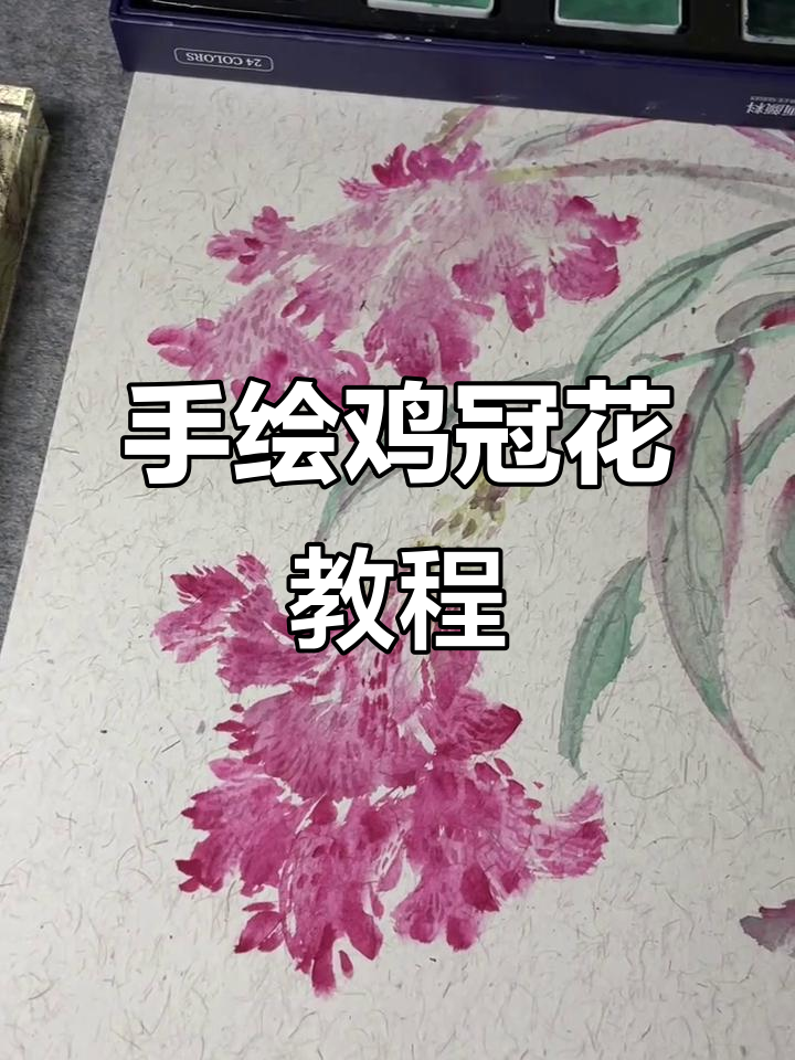 画鸡冠花，步骤详解与技巧分享