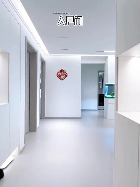 入户门鱼缸隔断玄关柜
