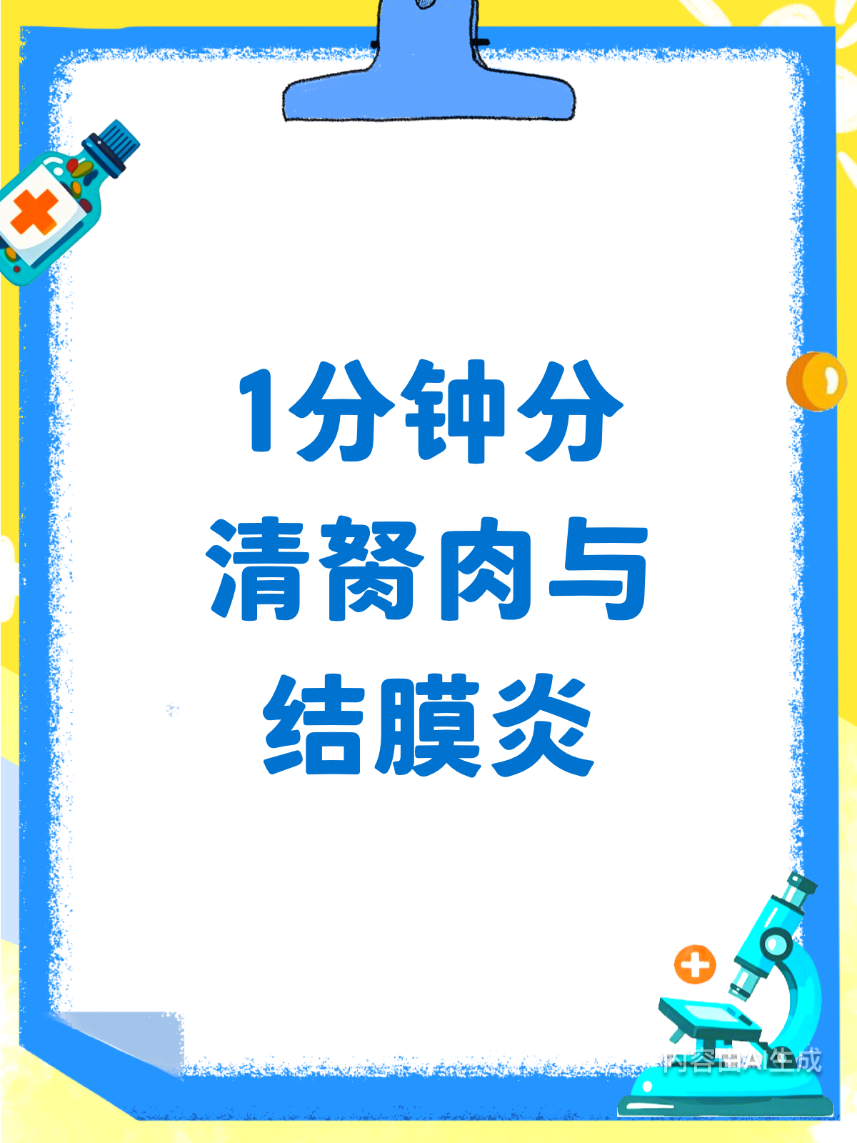 胬肉?结膜炎?1分钟教你轻松辨!