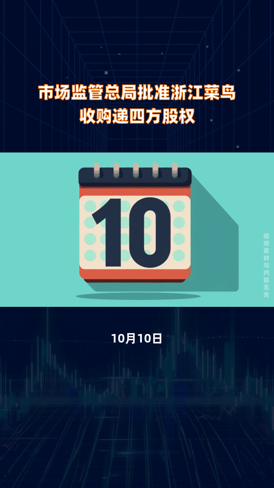 市场监管总局批准浙江菜鸟收购递四方股权|快报