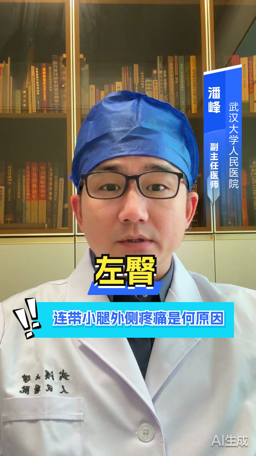 左臀连带小腿外侧疼痛是何原因?