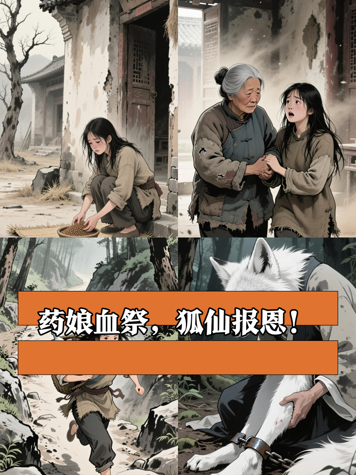 村女为救村民刺心取血，白狐现形竟是她前世恋人