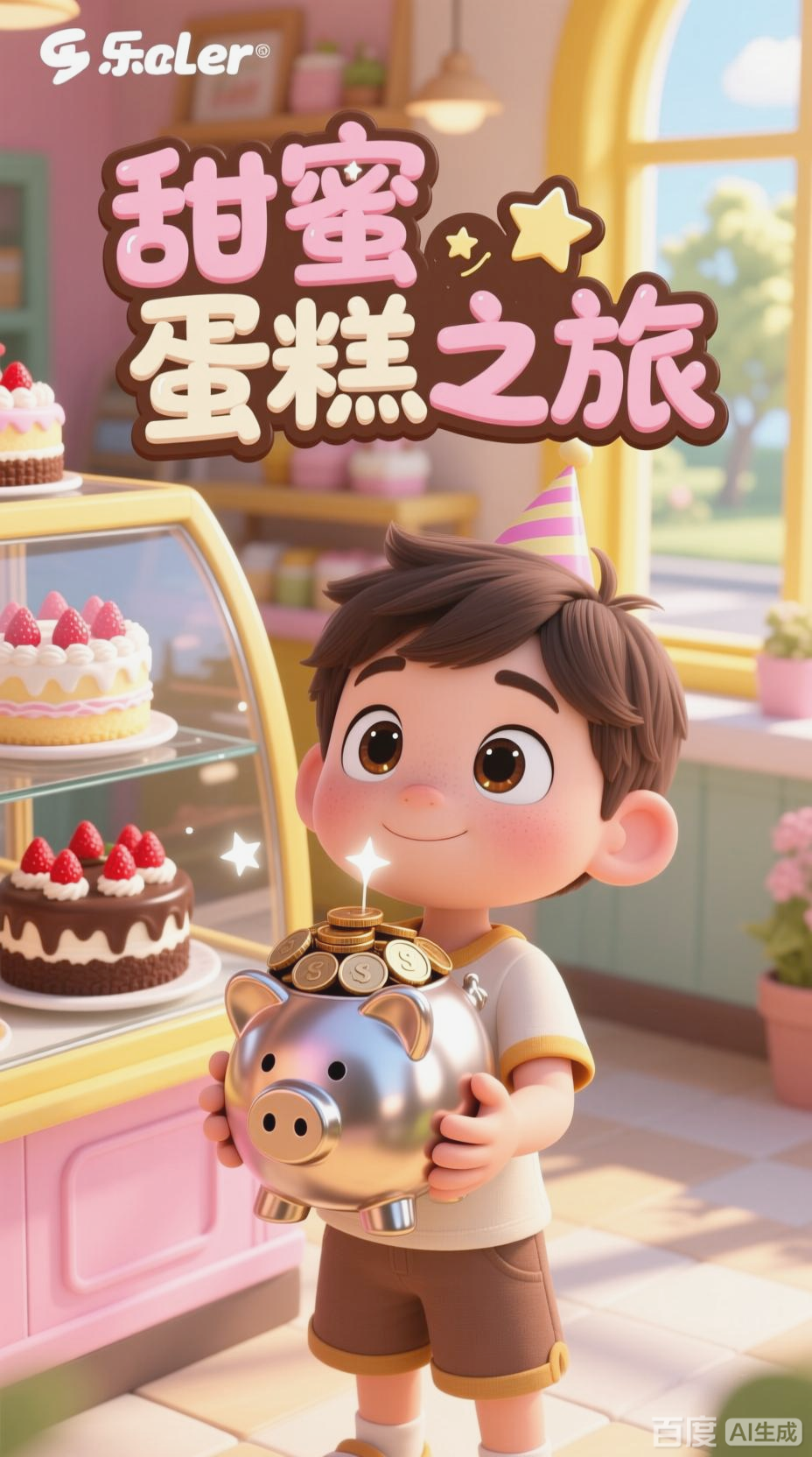 小男孩的甜蜜蛋糕之旅