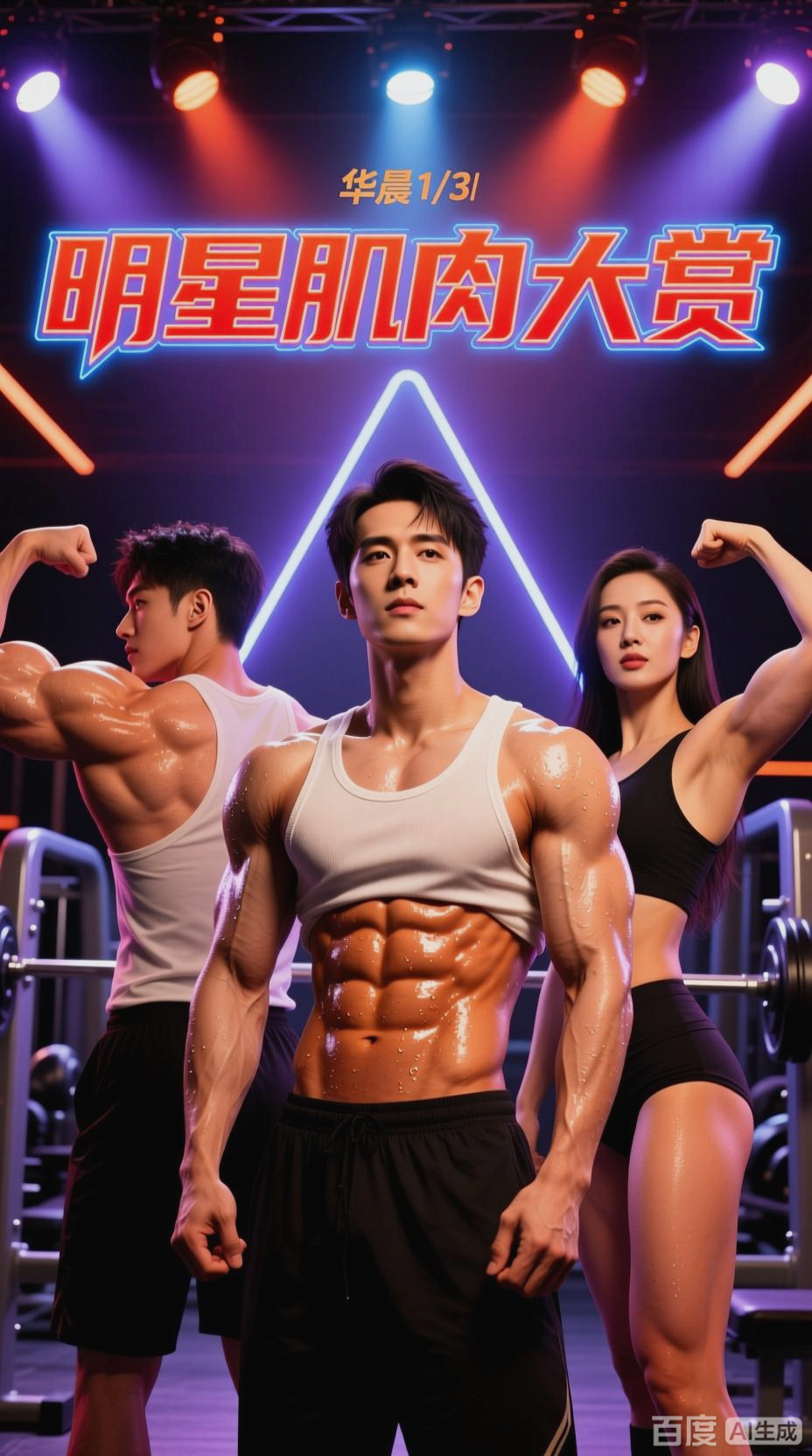 明星肌肉大比拼,魅力无限