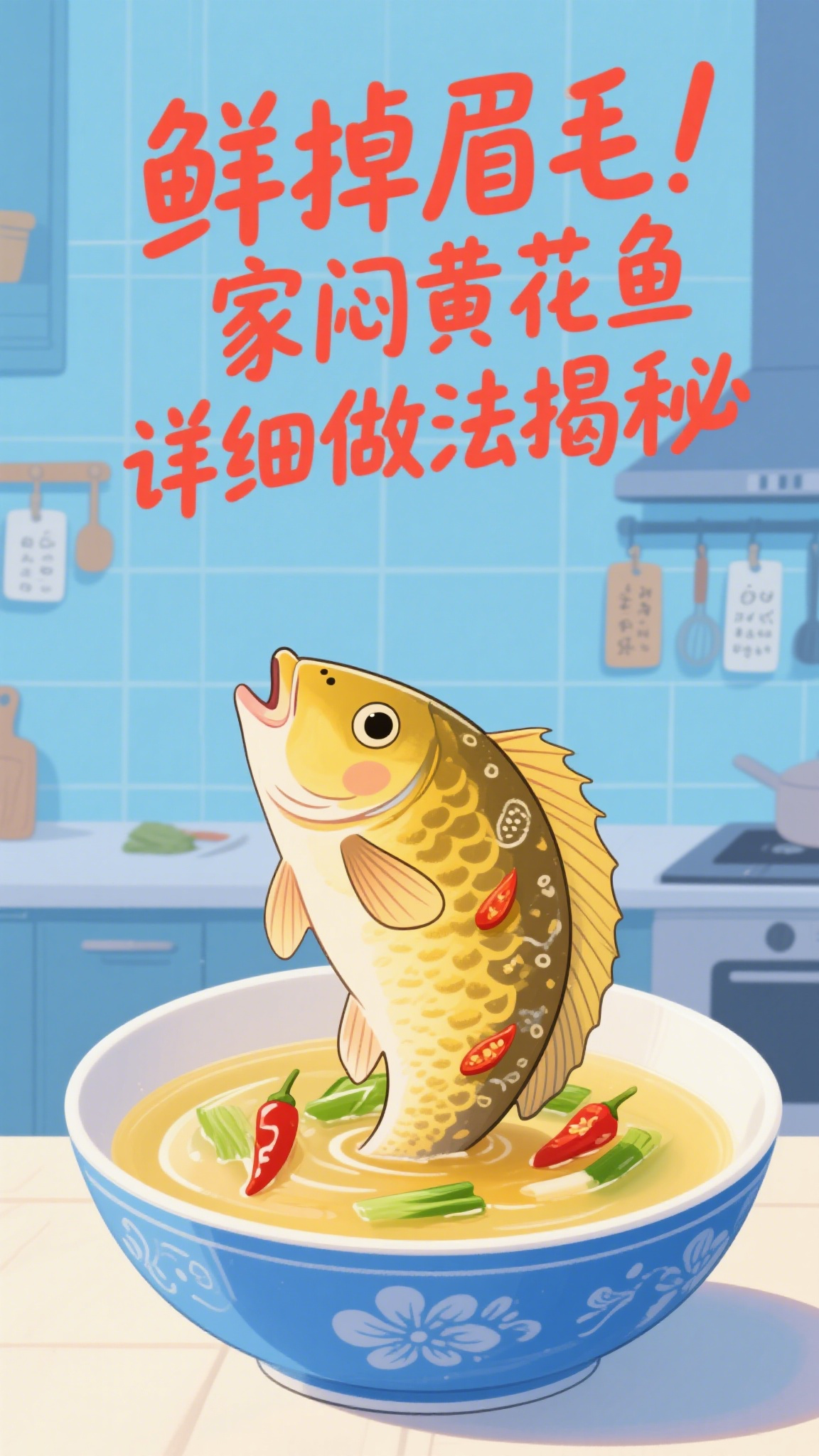 鲜掉眉毛!家闷黄花鱼详细做法揭秘
