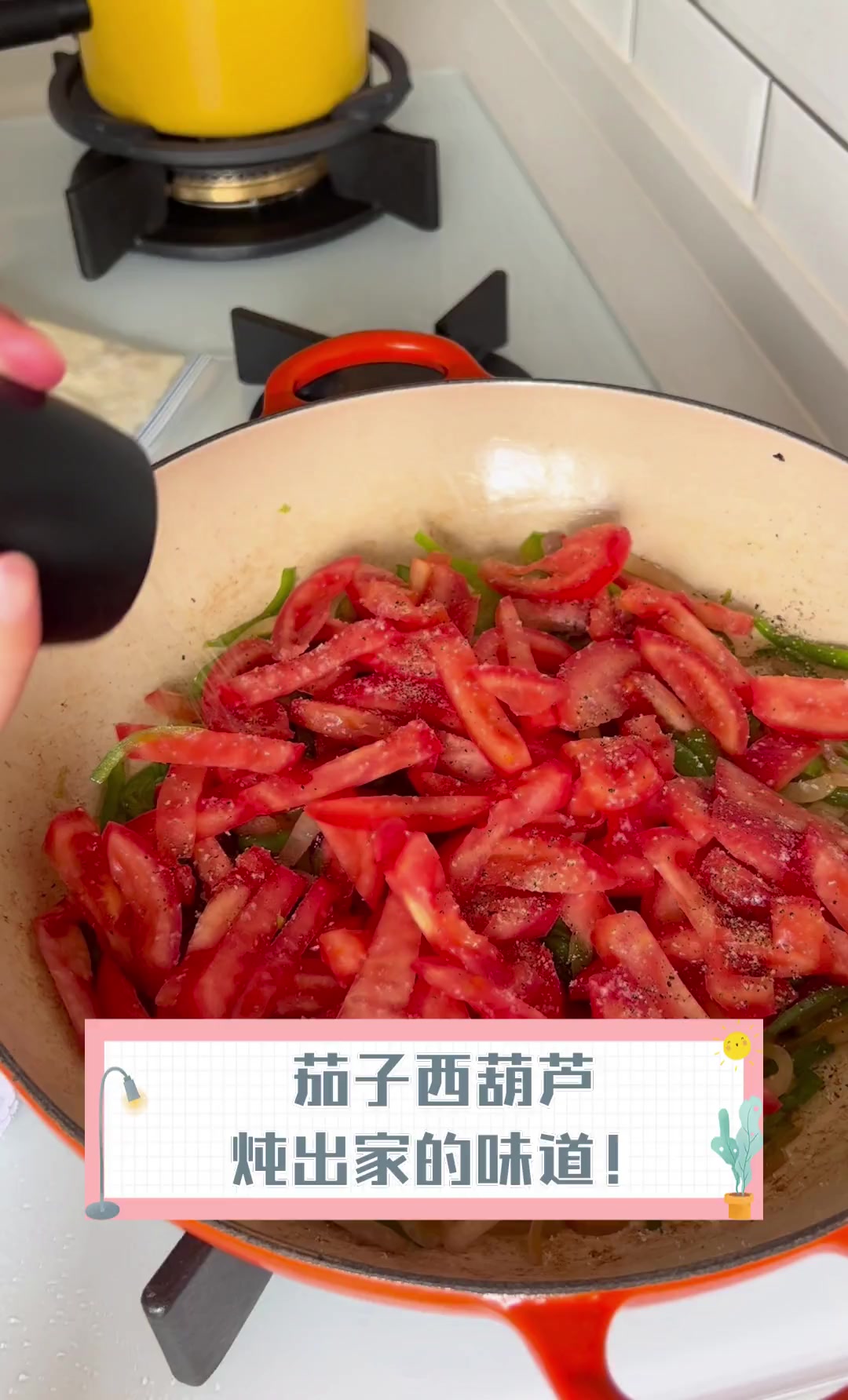 茄子西葫芦,炖出家的味道!