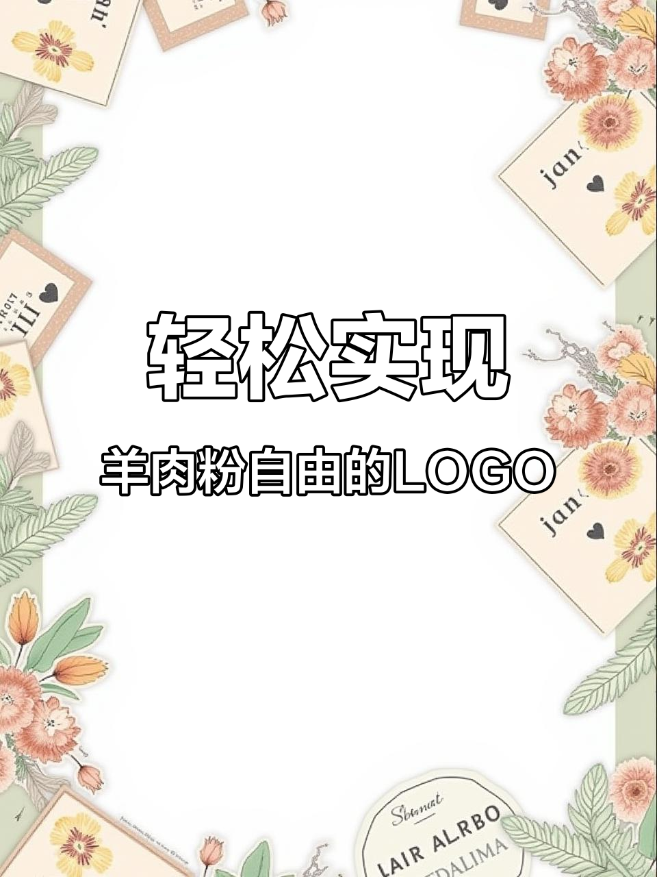 这个LOGO让我年纪轻轻就实现了羊肉粉自由,设计太有趣了!