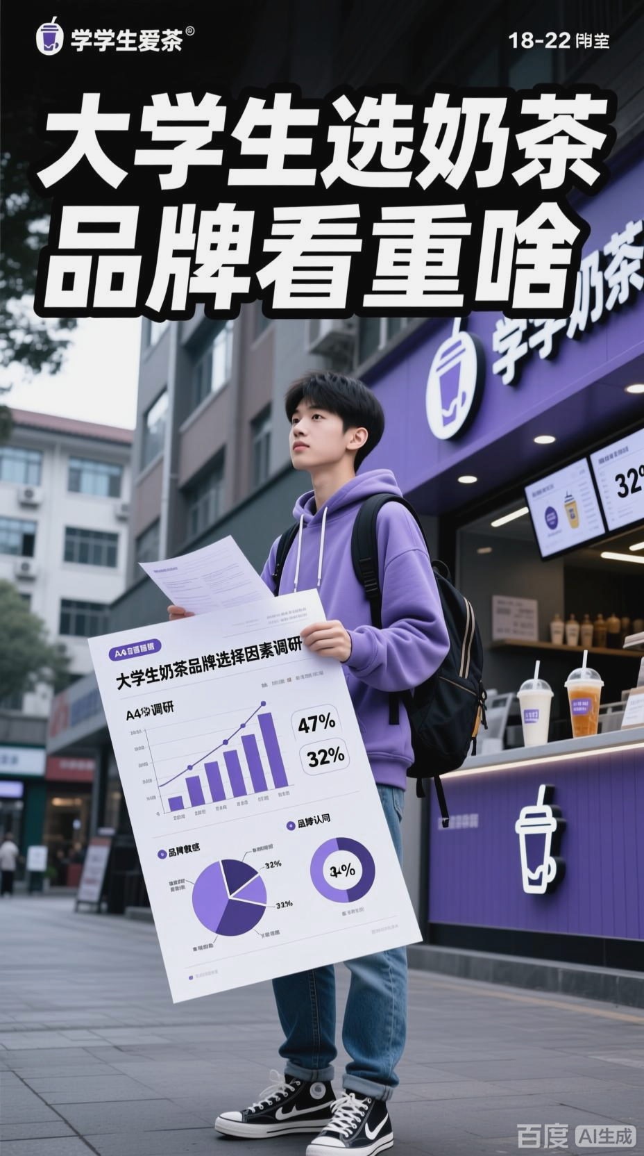 大学生奶茶品牌选择因素调研