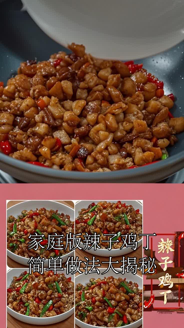 家庭版辣子鸡丁简单做法大揭秘