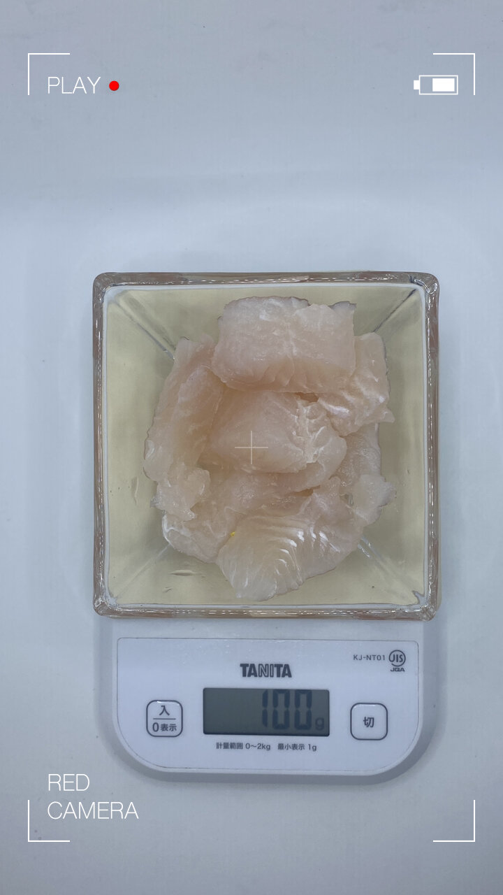 100克的鱼肉该是多少?