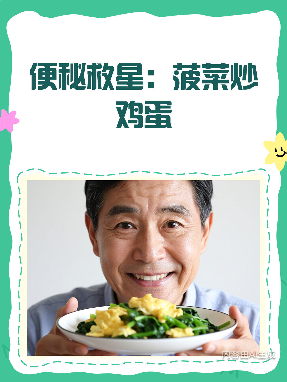 便秘救星来啦!菠菜炒蛋超有效