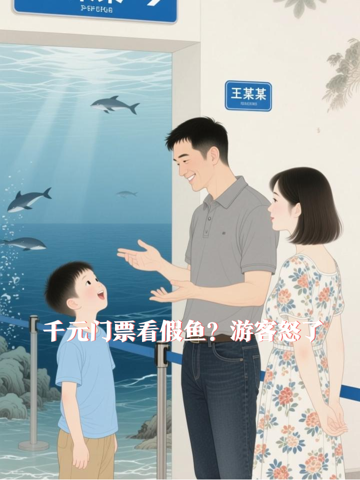 花了近千元,你给我看假鱼?海洋馆里的鲸鲨是机器鱼,游客怒了