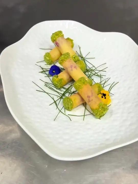脆筒山药 冷菜美食教程美食分享官我是美食创作者脆筒山药教程分享
