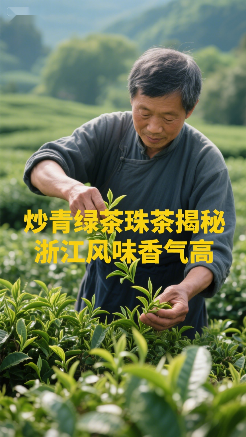 炒青绿茶珠茶揭秘浙江风味香气高