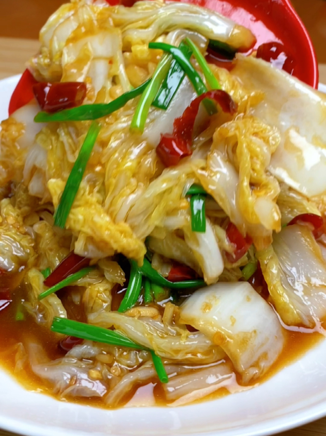 醋溜娃娃菜的做法