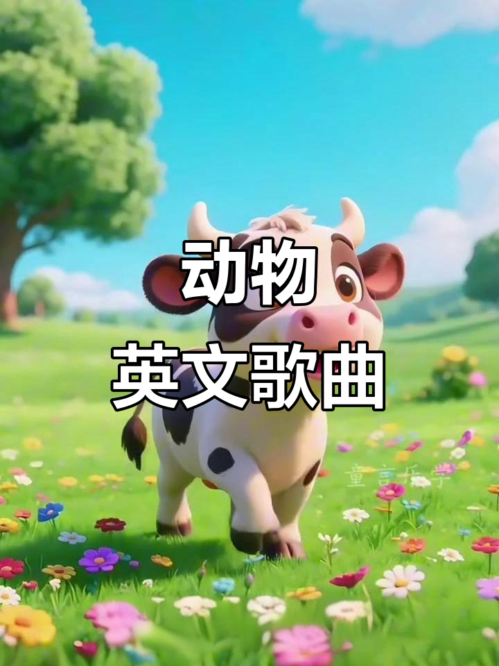 动物名称英文歌,儿歌动画带你学